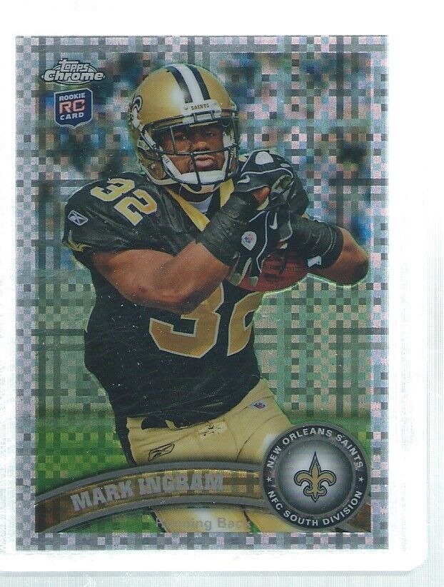 MARK INGRAM 2011 TOPPS CHROME REFRACTOR XFRACTOR ROOKIE RC #50