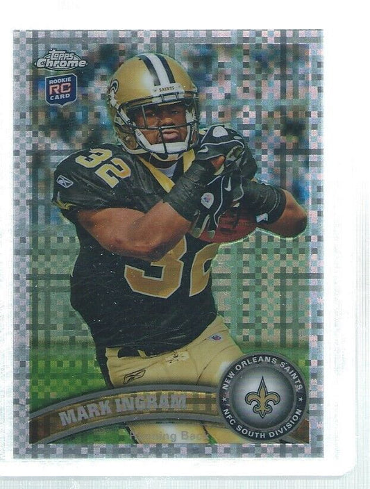 MARK INGRAM 2011 TOPPS CHROME REFRACTOR XFRACTOR ROOKIE RC #50