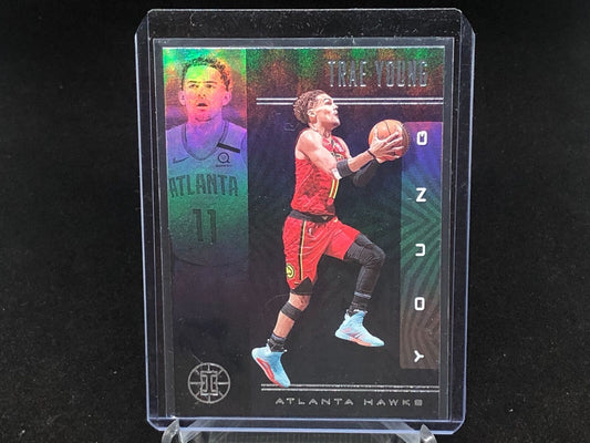 TRAE YOUNG 2019-20 PANINI ILLUSIONS SAPPHIRE # 136