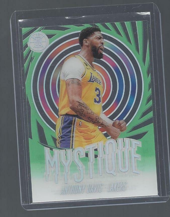 ANTHONY DAVIS 2019-20 PANINI ILLUSIONS MYSTIQUE GREEN ACETATE SSP #2