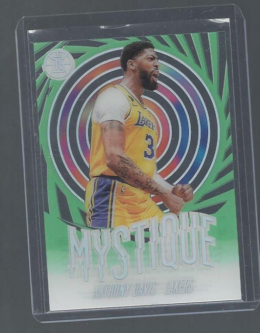 ANTHONY DAVIS 2019-20 PANINI ILLUSIONS MYSTIQUE GREEN ACETATE SSP #2