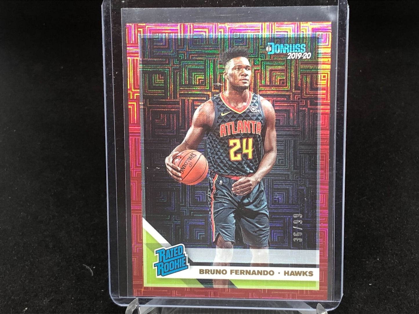 BRUNO FERNANDO 2019-20 PANINI DONRUSS CHOICE INFINITE RED RC #D 36/99