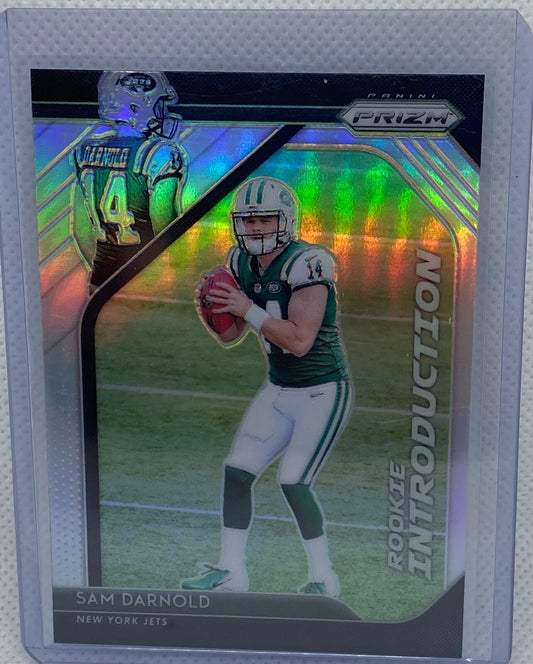 SAM DARNOLD 2018 PANINI PRIZM ROOKIE INTRODUCTIONS SILVER PRIZM RC #RI-3