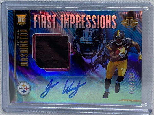 JAMES WASHINGTON 2018 PANINI ILLUSIONS JERSEY AUTO RC #D 019/399