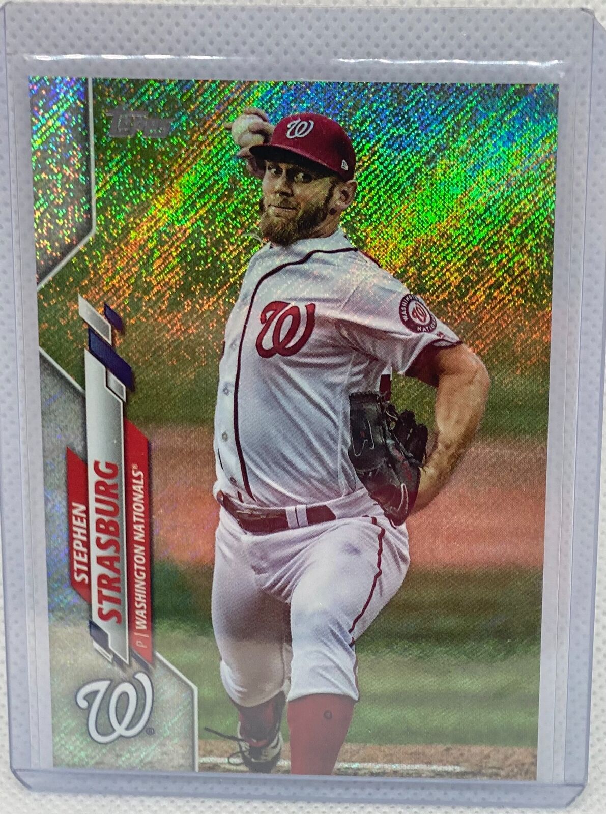 STEPHEN STRASBURG 2020 TOPPS SERIES TWO FOILBOARD #D 072/264
