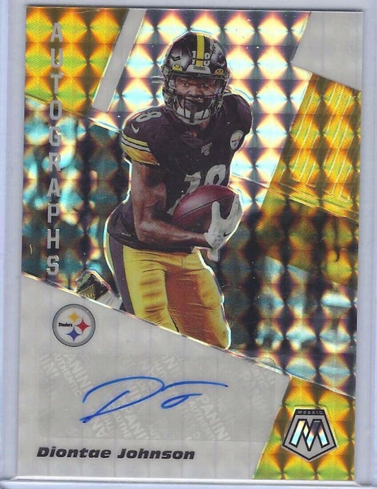 DIONTAE JOHNSON 2020 PANINI MOSAIC SILVER MOSAIC PRIZM AUTO RC #AM3