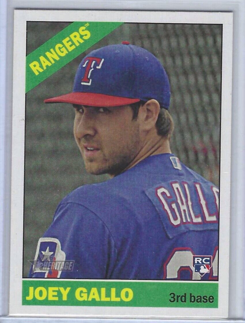 JOEY GALLO 2015 TOPPS HERITAGE ROOKIE SP RC #647