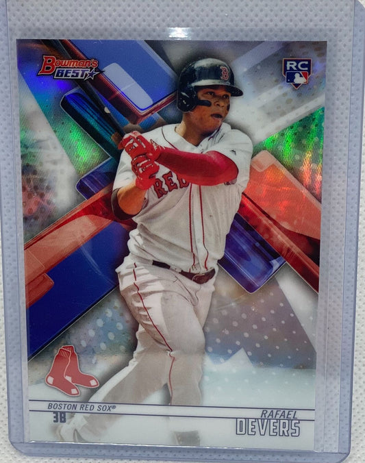 RAFAEL DEVERS 2018 BOWMANS BEST ROOKIE REFRACTOR RC #4