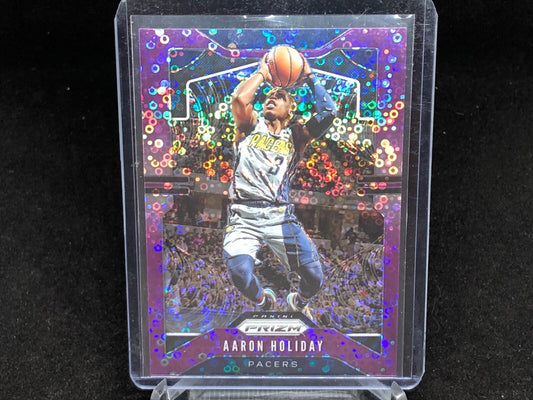 AARON HOLIDAY 2019-20 PANINI PRIZM FAST BREAK PURPLE PRIZMS #D 33/75