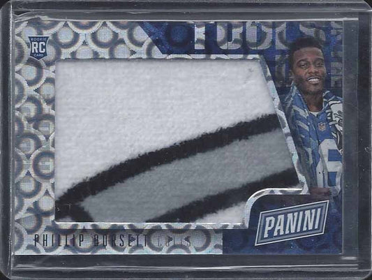 PHILLIP DORSETT 2015 PANINI FATHERS DAY TOOLS TRADE TOWEL PYRAMIDS PATCH RC /3