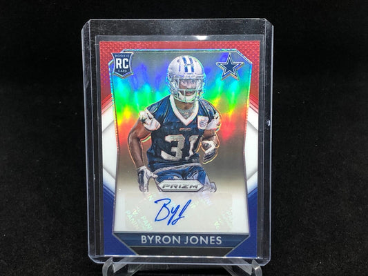 BYRON JONES 2015 PANINI PRIZM RED WHITE BLUE PRIZM AUTO RC