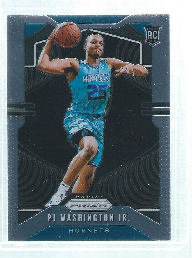 PJ WASHINGTON JR. 2019-20 PANINI PRIZM TRUE ROOKIE RC #258