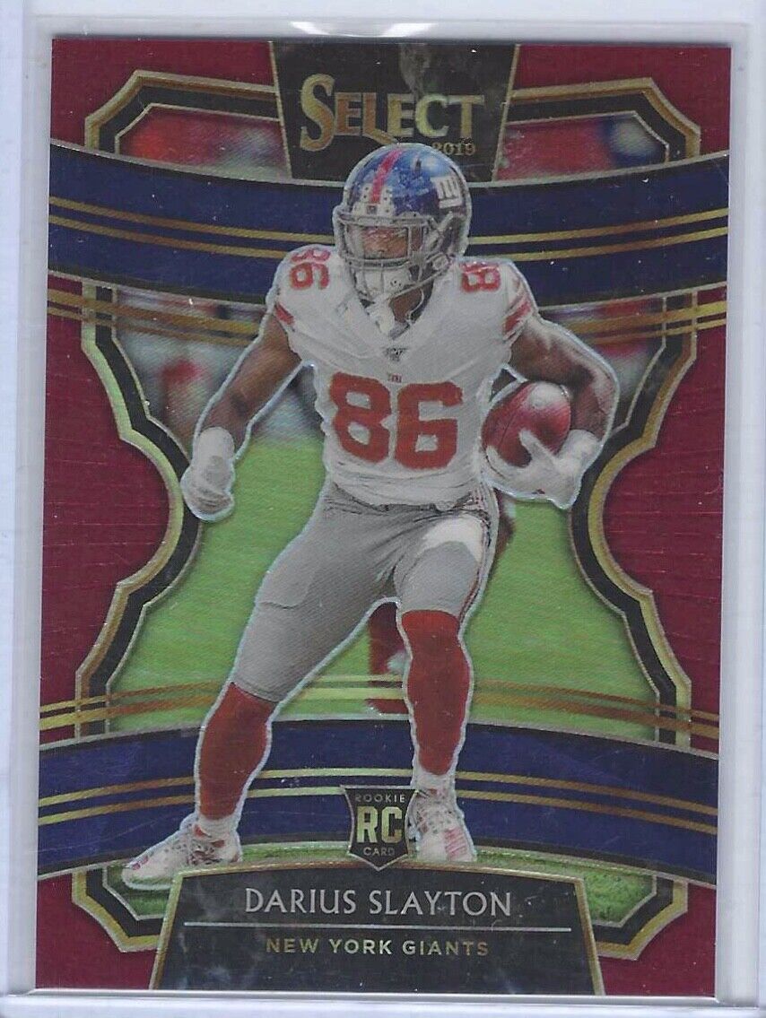 DARIUS SLAYTON 2019 PANINI SELECT MAROON PRIZM CONCOURSE LEVEL RC #D /149