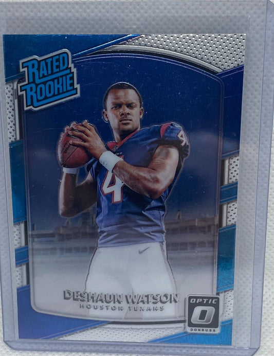 DESHAUN WATSON 2017 PANINI DONRUSS OPTIC RATED ROOKIE RC #195