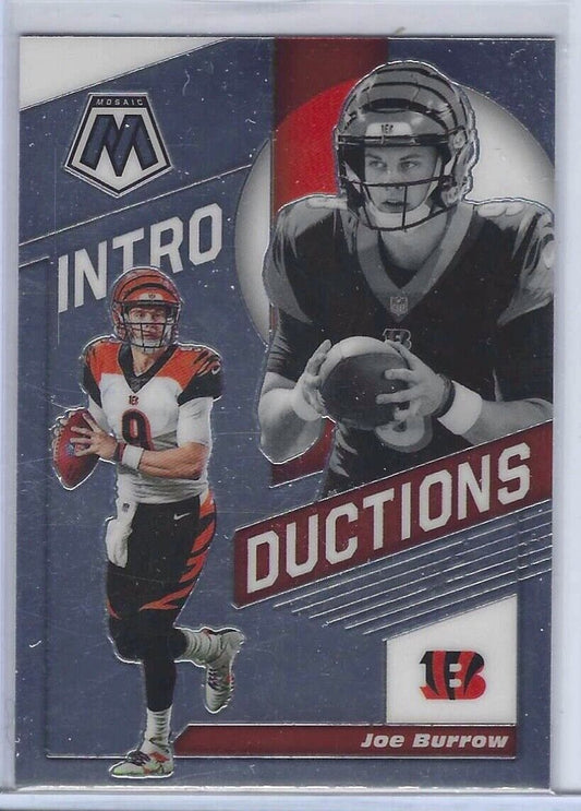 JOE BURROW 2020 PANINI MOSAIC INTRODUCTIONS ROOKIE RC #11