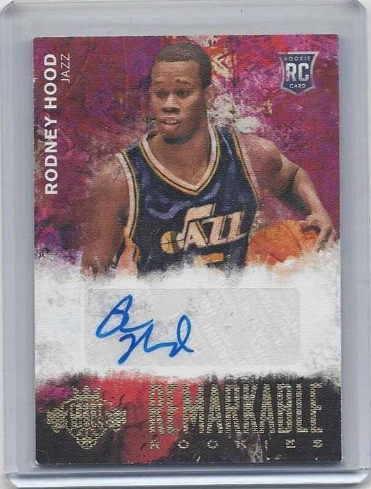 RODNEY HOOD 2014-15 COURT KINGS REMARKABLE ROOKIES ROOKIE AUTO RC #20