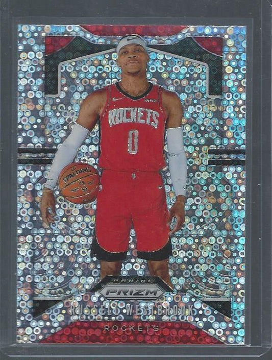RUSSELL WESTBROOK 2019-20 PANINI PRIZM FAST BREAK SILVER PRIZMS #182