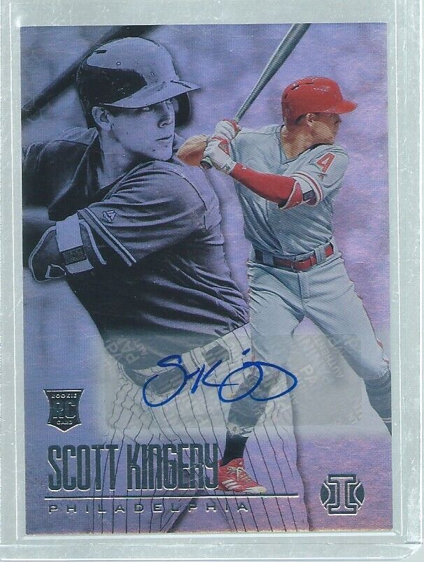 SCOTT KINGERY 2018 ILLUSIONS AUTO HOLO ROOKIE RC #9