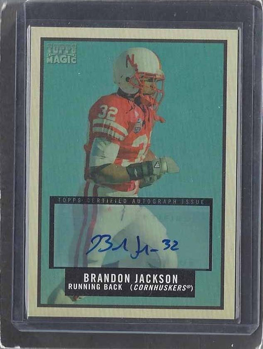 BRANDON JACKSON 2009 TOPPS MAGIC NEBRASKA SP RARE /150 AUTO #174