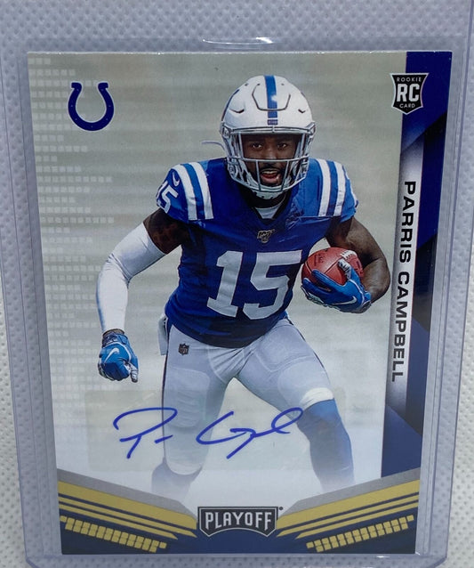 PARRIS CAMPBELL 2019 PANINI PLAYOFF AUTO RC #217