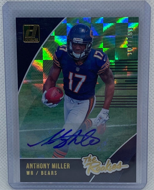 ANTHONY MILLER 2018 PANINI DONRUSS THE ROOKIES AUTO RC #D 100/199