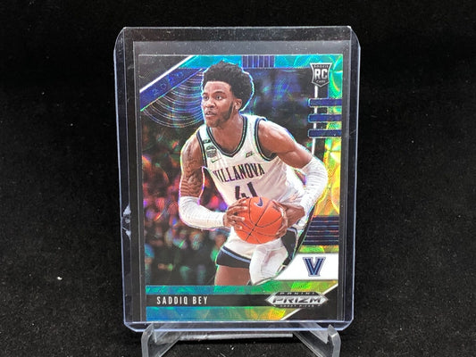 SADDIQ BEY 2020 PANINI PRIZM DRAFT PICKS GREEN YELLOW CHOICE SCOPE PRIZM RC # 19