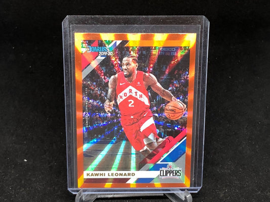 KAWHI LEONARD 2019-20 PANINI DONRUSS ORANGE LASER # 187