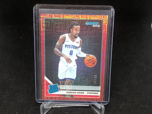 JORDAN BONE 2019-20 PANINI DONRUSS CHOICE RED INFINITE RATED ROOKIE RC #D 96/99
