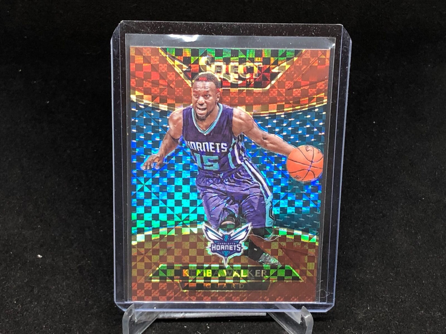 KEMBA WALKER 2014-15 PANINI SELECT BRONZE COURTSIDE PRIZM #D 22/49