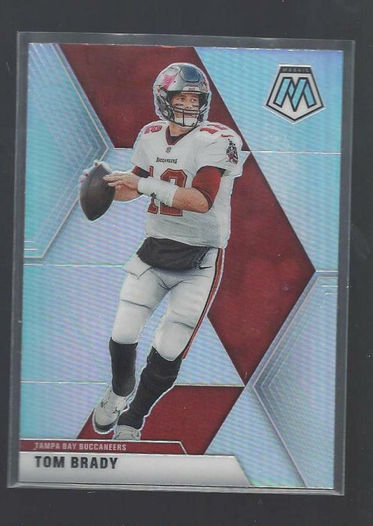 TOM BRADY 2020 PANINI MOSAIC SILVER PRIZM SHORT PRINT SP #35