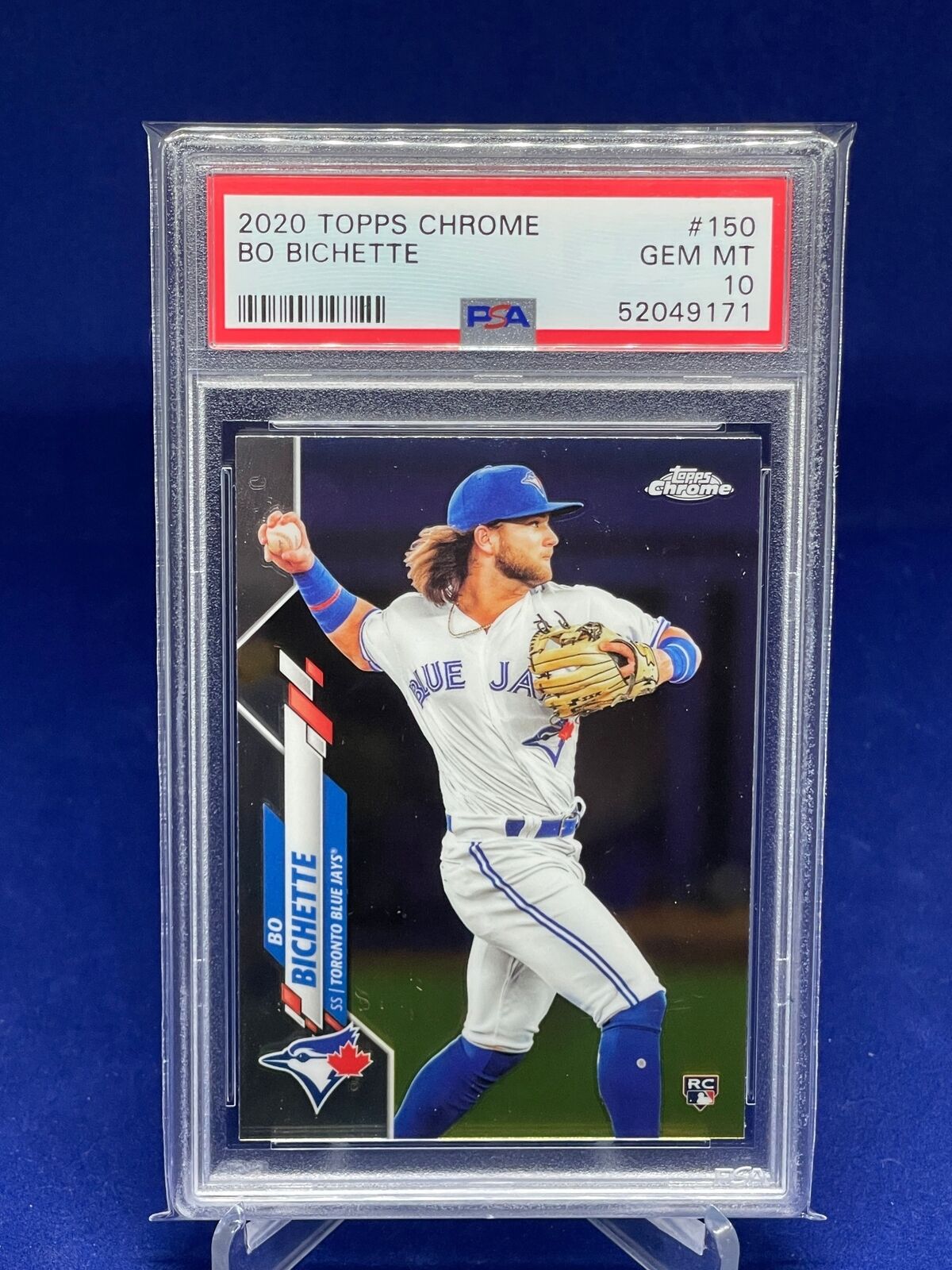 BO BICHETTE 2020 TOPPS CHROME ROOKIE RC #150 PSA 10 GEM MINT