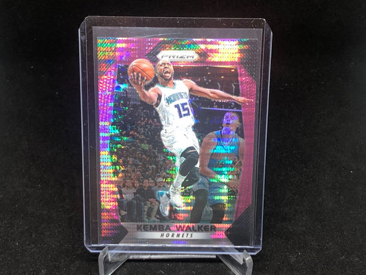 KEMBA WALKER 2017-18 PANINI PRIZM PURPLE PULSAR PRIZM #D 22/42