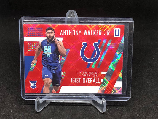 ANTHONY WALKER JR. 2017 PANINI UNPARALLELED DIAMOND AWE RC #D 3/25