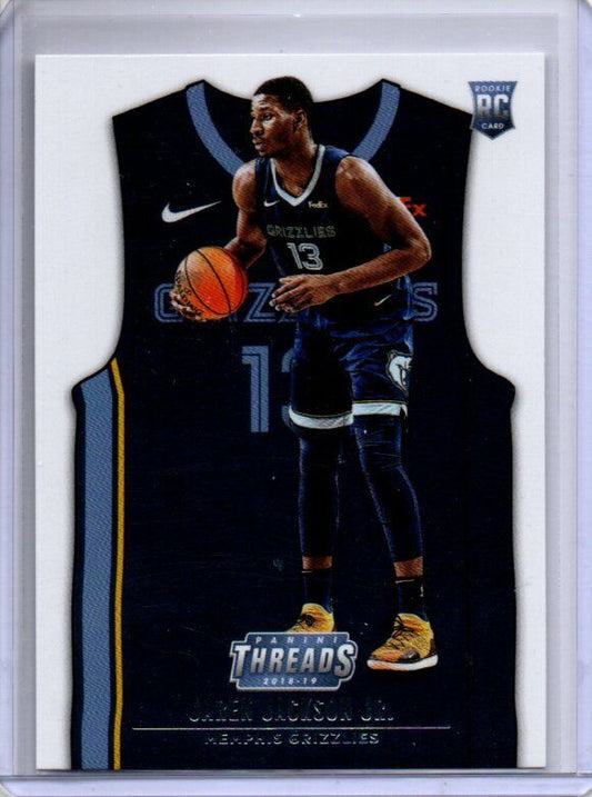 JAREN JACKSON JR. 2018-19 PANINI THREADS TRUE ROOKIE RC #146