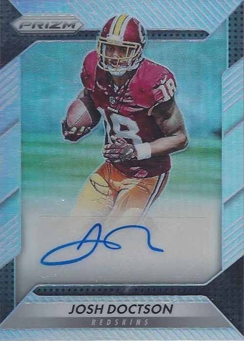 JOSH DOCTSON 2016 PANINI PRIZM REDSKINS ROOKIE AUTO RC