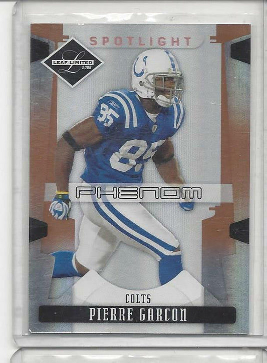 PIERRE GARCON 2008 LEAF LIMITED PHENOM SPOTLIGHT COPPER BRONZE RC #D 48/125