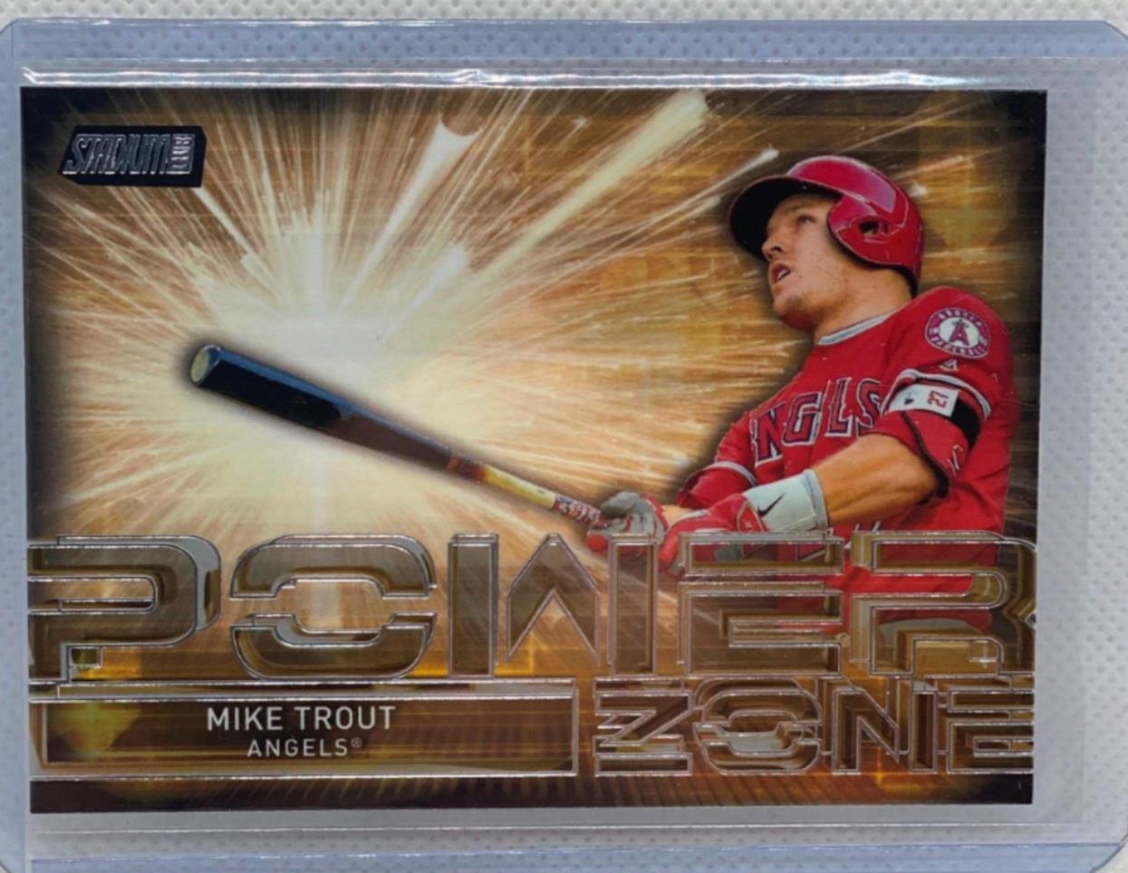 MIKE TROUT 2017 TOPPS STADIUM CLUB POWER ZONE #PZ-MT