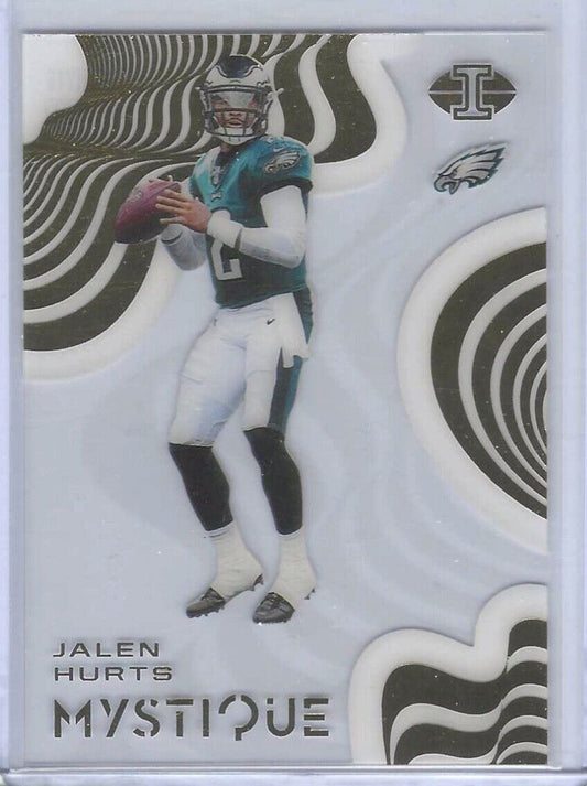 JALEN HURTS 2020 PANINI ILLUSIONS MYSTIQUE INSERT RC #16