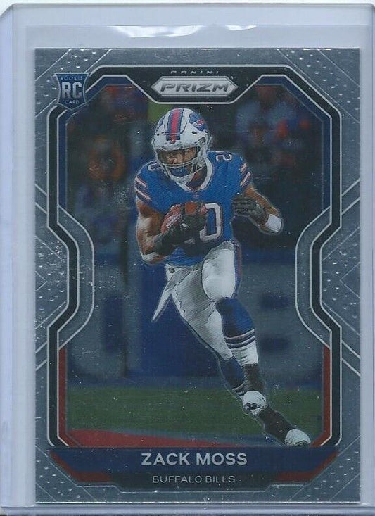 ZACK MOSS 2020 PANINI PRIZM TRUE ROOKIE RC #311