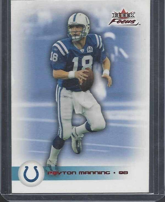 PEYTON MANNING 2003 FLEER FOCUS NUMBERS CENTURY RED COLTS #D 27/100