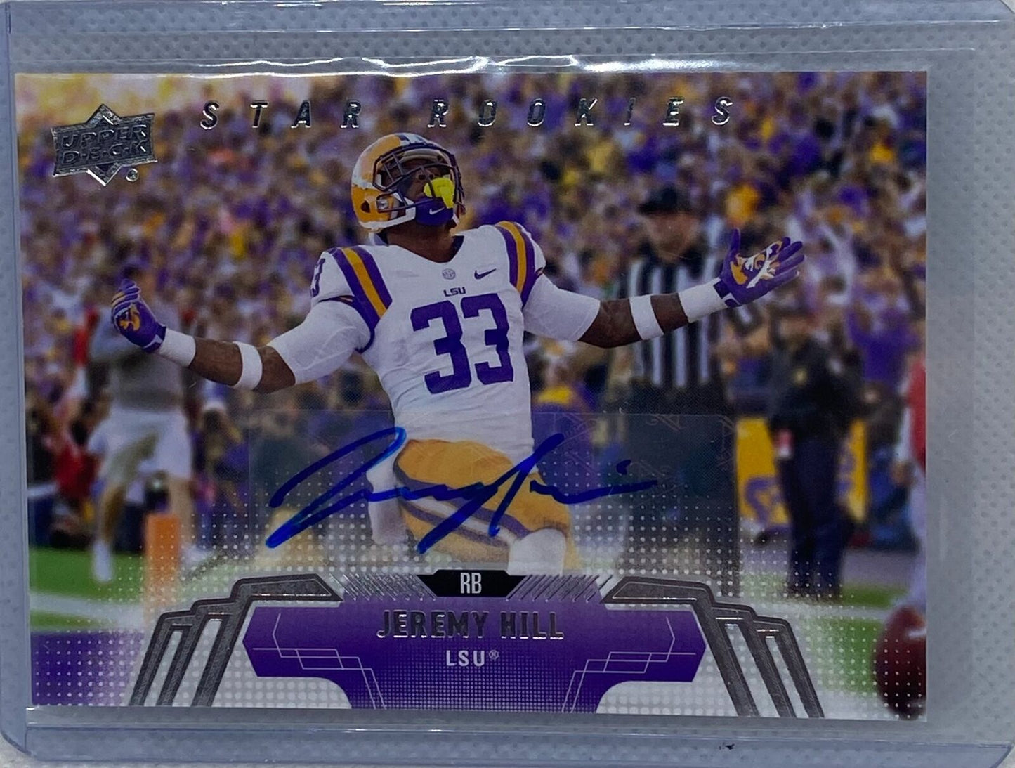 JEREMY HILL 2014 UPPER DECK STAR ROOKIE AUTO RC #168