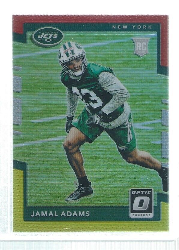 JAMAL ADAMS 2017 DONRUSS OPTIC HOLO RED YELLOW ROOKIE RC #126