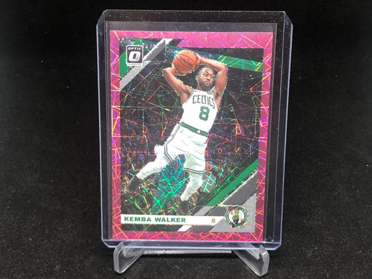KEMBA WALKER 2019-20 PANINI DONRUSS OPTIC PINK VELOCITY HOLO #D 2/79