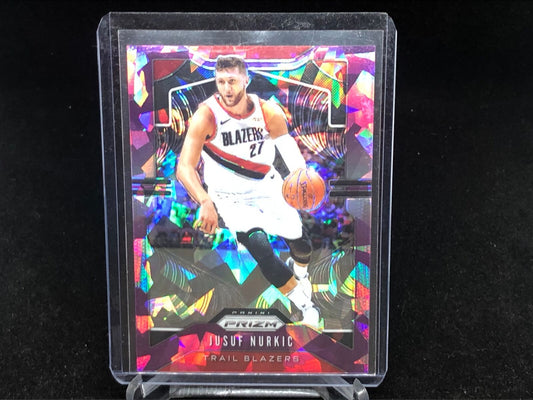 JUSUF NURKIC 2019-20 PANINI PRIZM PURPLE CRACKED ICE PRIZM #D 79/149