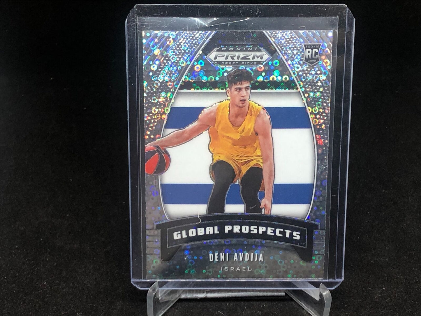 DENI AVDIJA 2020-21 PRIZM DRAFT PICKS GLOBAL PROSPECTS FAST BREAK PRIZM RC # 100