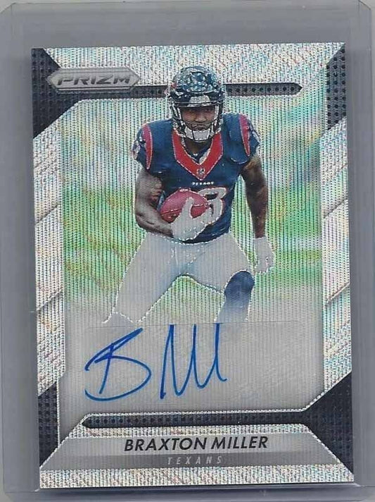 BRAXTON MILLER 2016 PANINI PRIZM BLUE WAVE PRIZMS ROOKIE AUTO RC #D /149