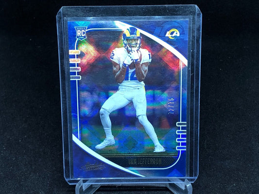 VAN JEFFERSON 2020 PANINI ABSOLUTE BLUE RC #D 72/75