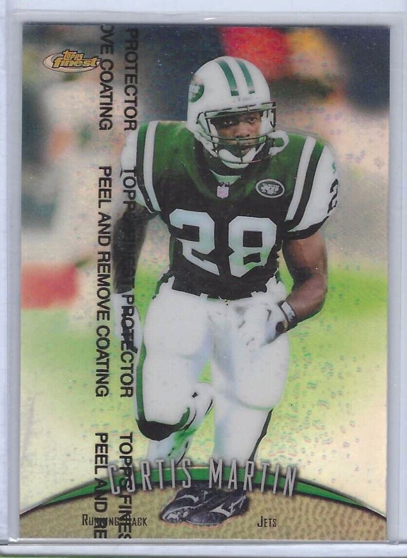 CURTIS MARTIN 1998 TOPPS FINEST REFRACTOR #190