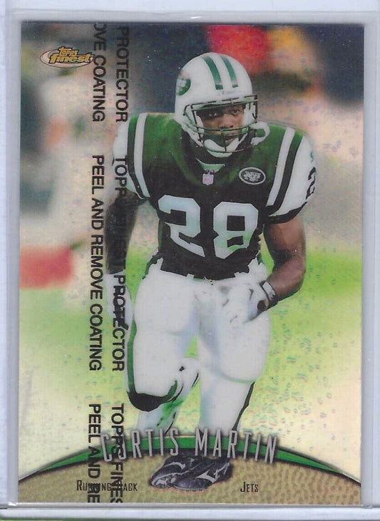 CURTIS MARTIN 1998 TOPPS FINEST REFRACTOR #190