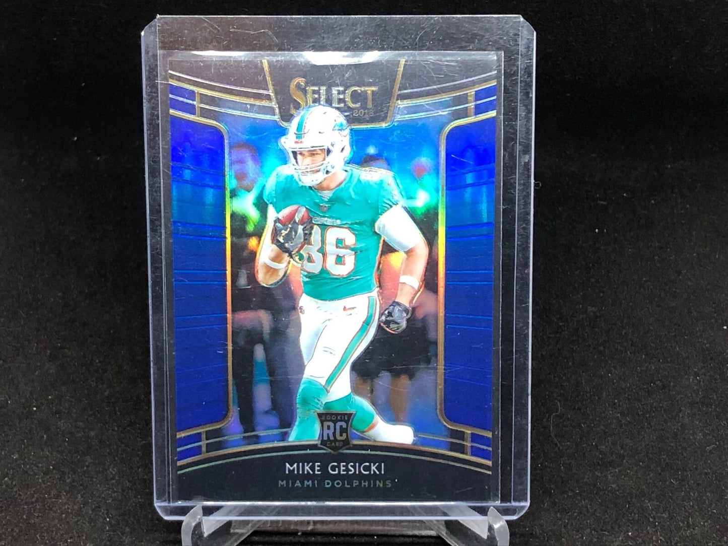 MIKE GESICKI 2018 PANINI SELECT CONCOURSE BLUE PRIZM RC #D 26/175